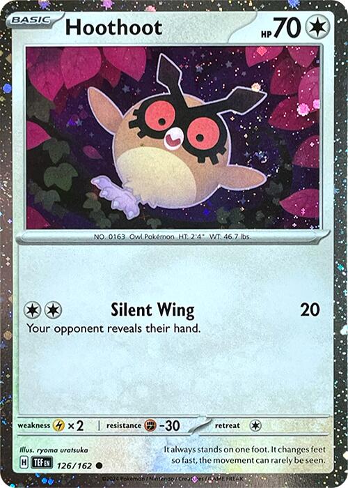 Hoothoot (126/162) (Cosmos Holo) [Scarlet & Violet: Black Star Promos]-1