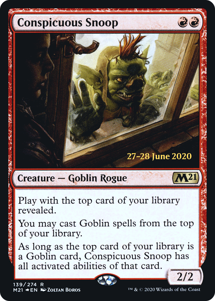 Conspicuous Snoop [Core Set 2021 Prerelease Promos]-1