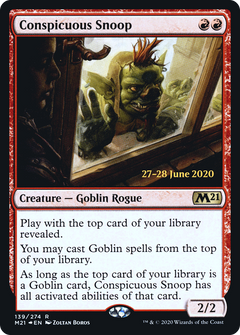 Conspicuous Snoop [Core Set 2021 Prerelease Promos]-1