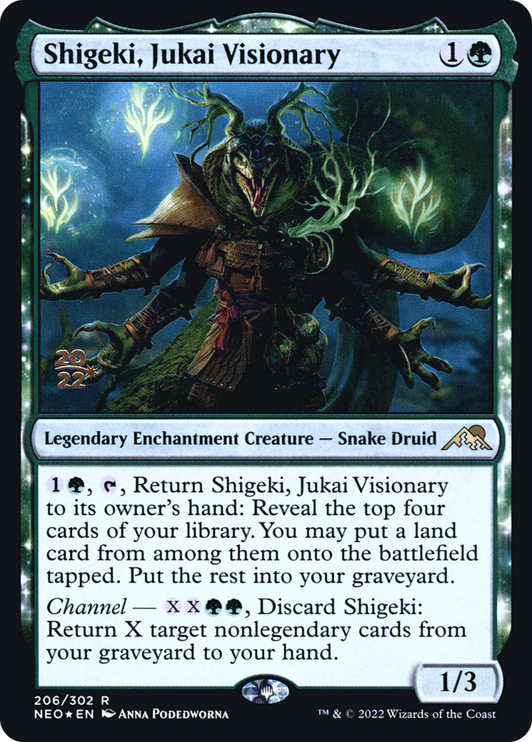 Shigeki, Jukai Visionary [Kamigawa: Neon Dynasty Prerelease Promos]-1