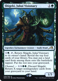 Shigeki, Jukai Visionary [Kamigawa: Neon Dynasty Prerelease Promos]-1