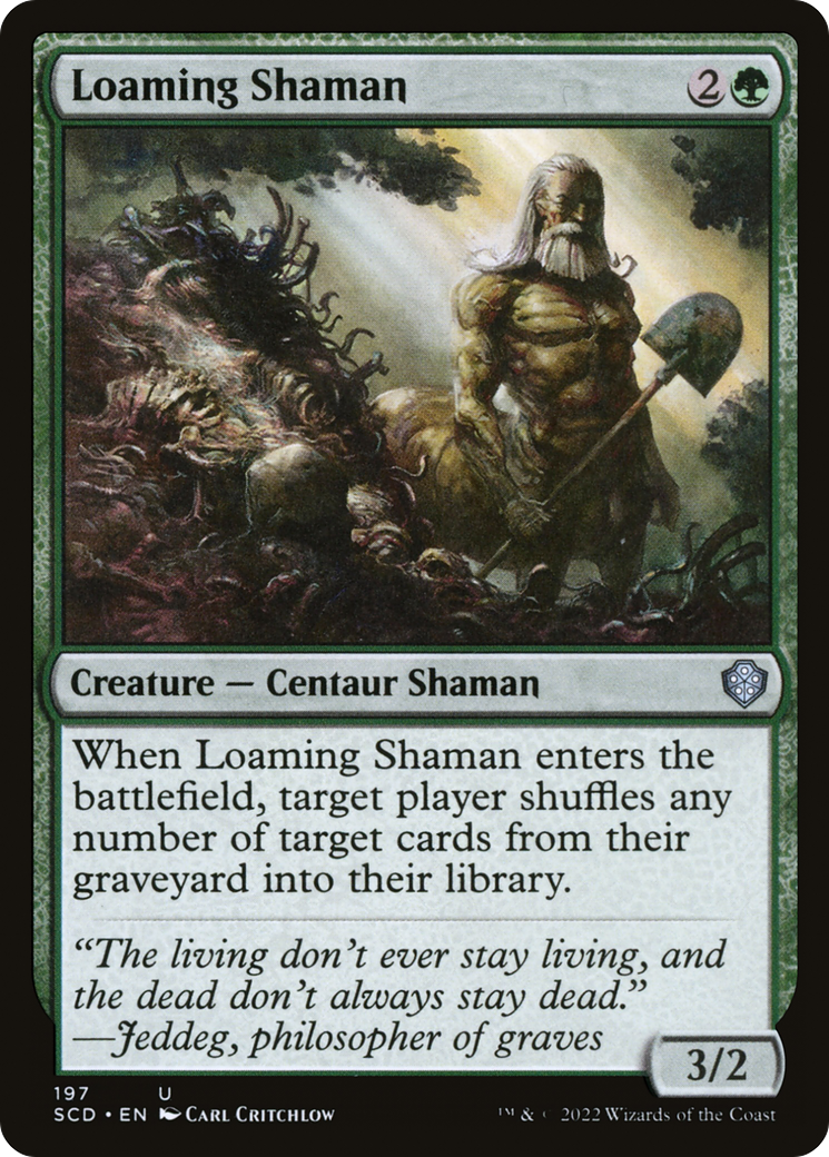 Loaming Shaman [Starter Commander Decks]-1