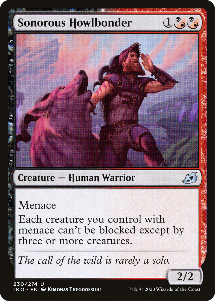 Sonorous Howlbonder [Ikoria: Lair of Behemoths]-1