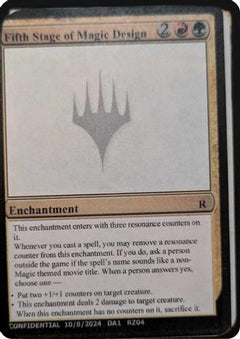 Fifth Stage of Magic Design [Mystery Booster 2 Playtest Cards]-1