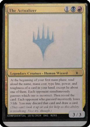 The Actualizer [Mystery Booster 2 Playtest Cards]-1