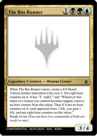 The Bus Runner (UNK-) - Un-Known Event Playtest Cards-1