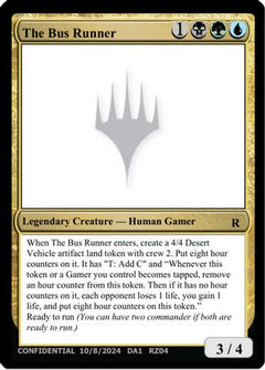 The Bus Runner (UNK-) - Un-Known Event Playtest Cards-1