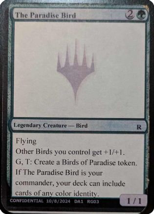 The Paradise Bird [Mystery Booster 2 Playtest Cards]-1
