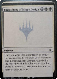 Third Stage of Magic Design [Mystery Booster 2 Playtest Cards]-1