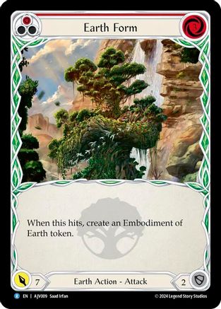 Earth Form (Red) [AJV009] (Armory Deck: Jarl Vetreidi)-1