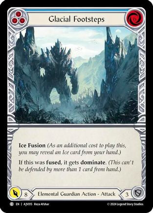 Glacial Footsteps (Blue) [AJV015] (Armory Deck: Jarl Vetreidi)-1
