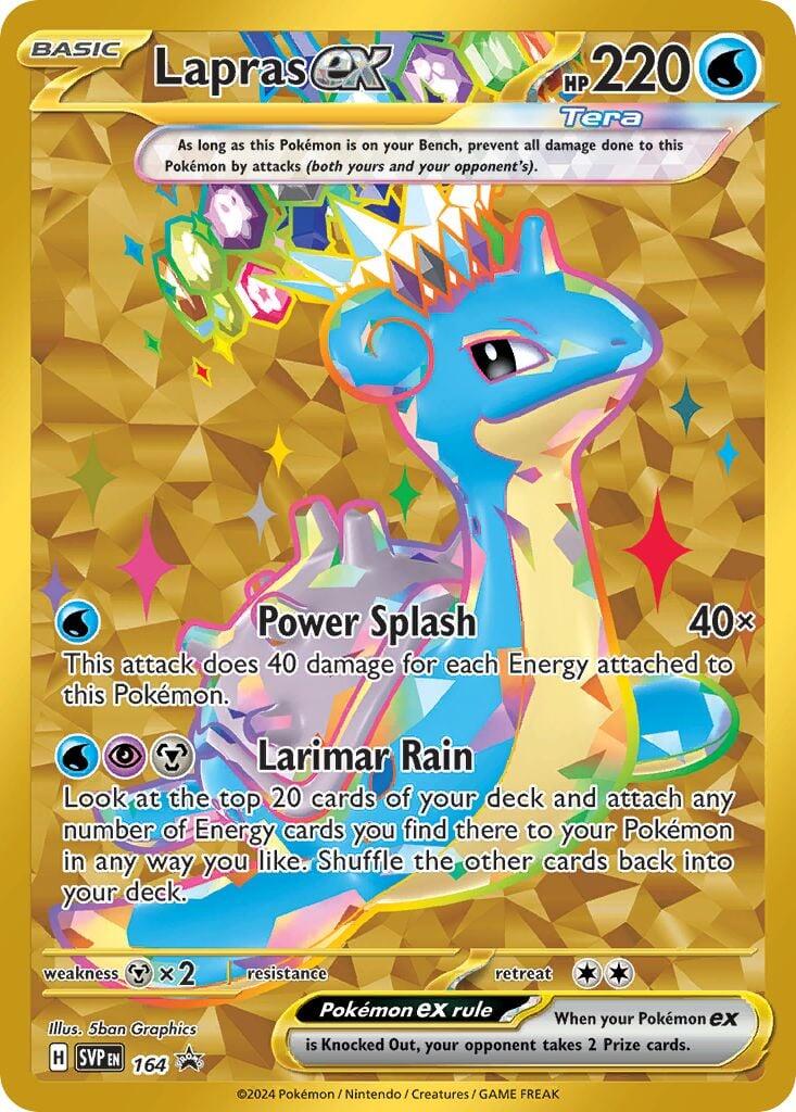 Lapras ex (164) [Scarlet & Violet: Black Star Promos]-1
