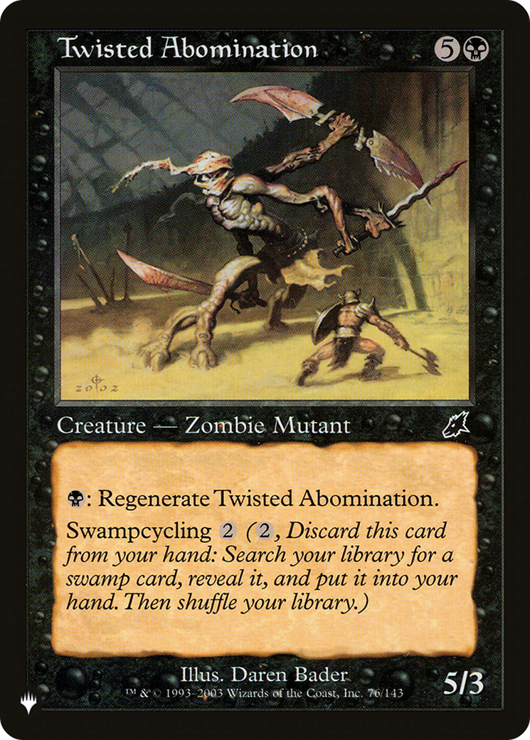 Twisted Abomination (LIST-76/143) - The List-1