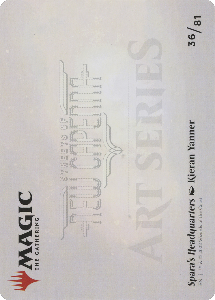 Spara's Headquarters // Spara's Headquarters (ASNC-036) - New Capenna Art Series (Borderless) Foil-2