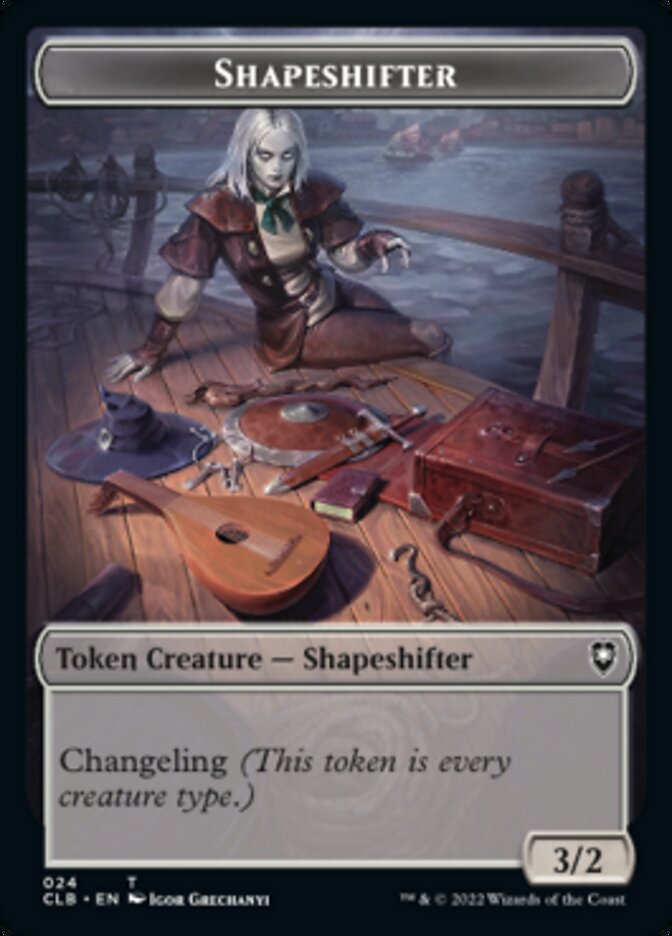 Shapeshifter (024) // Shapeshifter (028) Double-Sided Token [Commander Legends: Battle for Baldur's Gate Tokens]-1