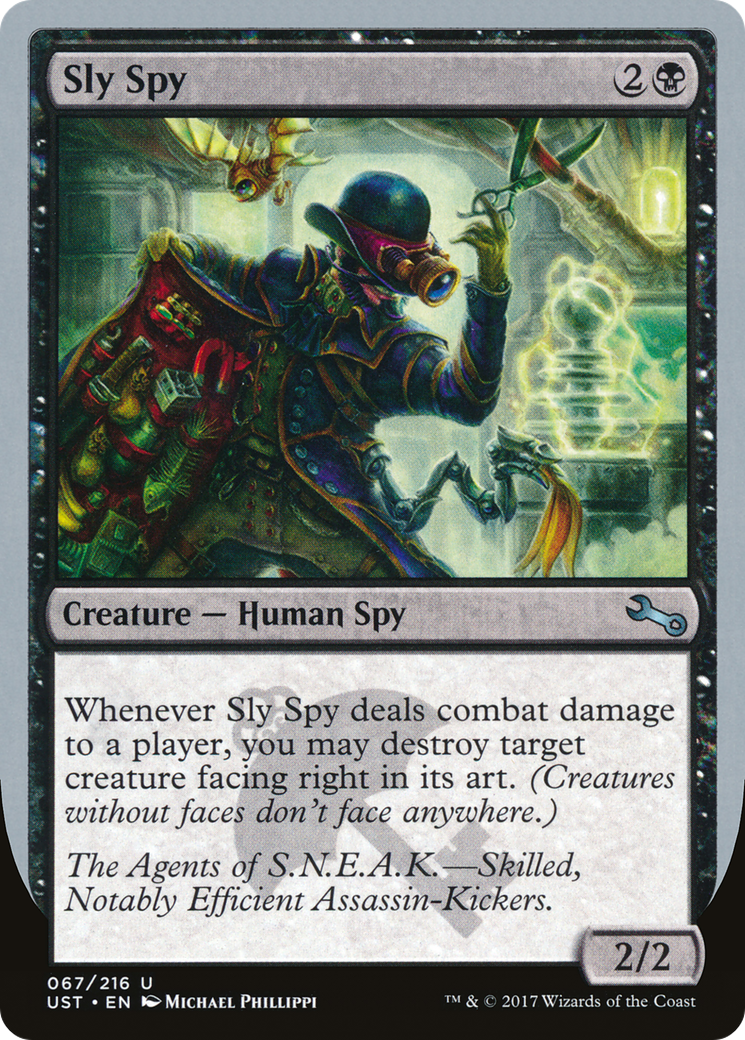 Sly Spy ("Skilled, Notably Efficient Assassin-Kickers") [Unstable]-1