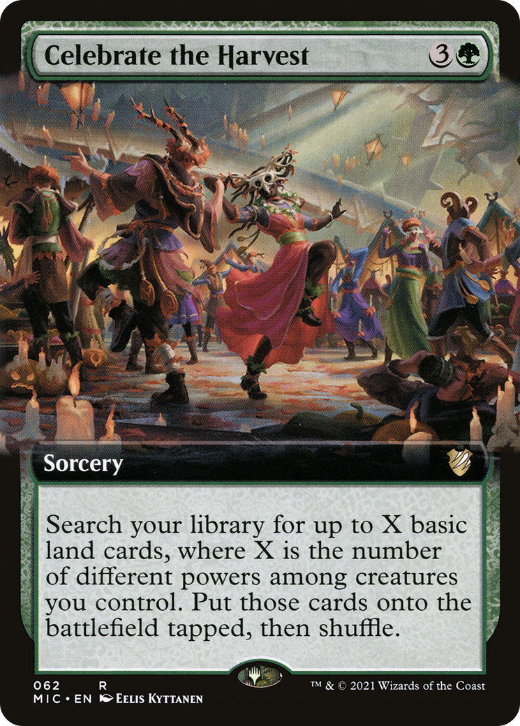Celebrate the Harvest (Extended Art) [Innistrad: Midnight Hunt Commander]-1