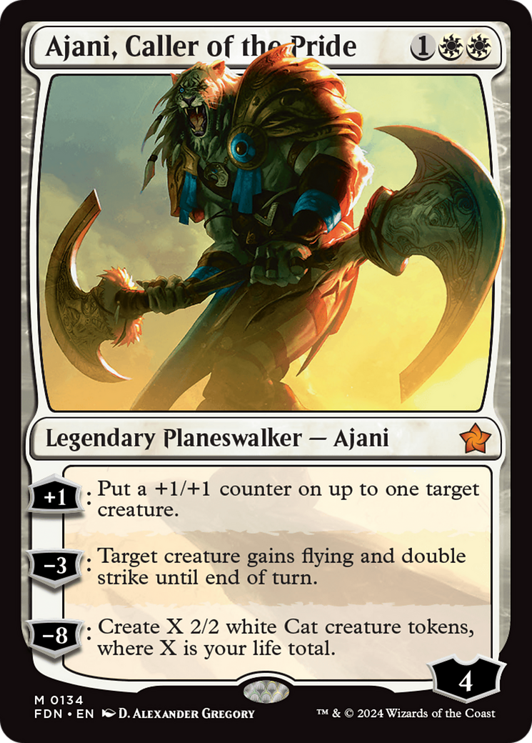 Ajani, Caller of the Pride [Foundations]-1