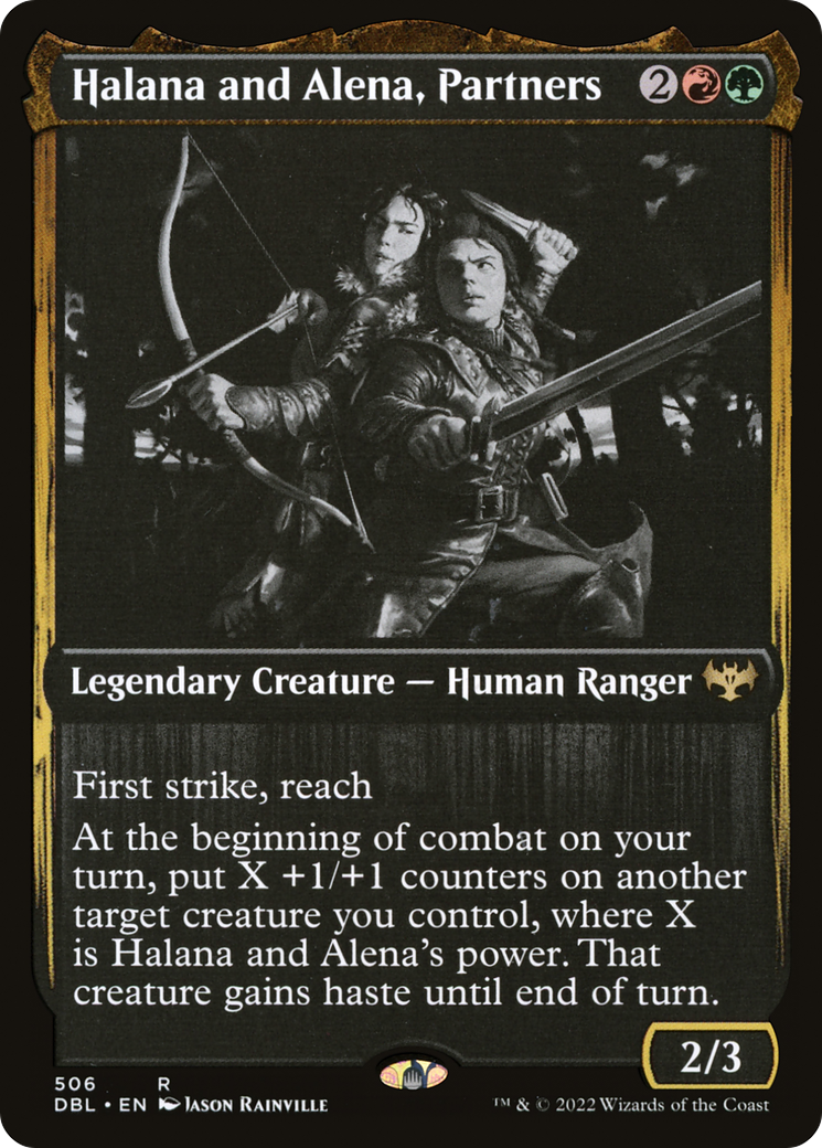 Halana and Alena, Partners [Innistrad: Double Feature]-1