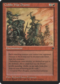 Goblin War Drums (Richard Kane Ferguson) [Fallen Empires]-1
