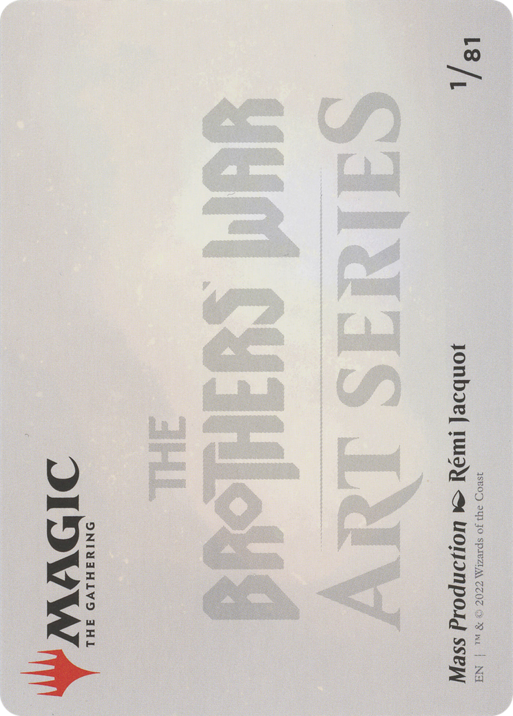 Mass Production // Mass Production (ABRO-001) - The Brothers' War Art Series (Borderless)-2