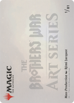 Mass Production // Mass Production (ABRO-001) - The Brothers' War Art Series (Borderless)-2