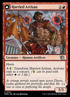 Harried Artisan // Phyrexian Skyflayer [March of the Machine]-1
