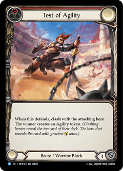 Test of Agility [HVY162] (Heavy Hitters)  Rainbow Foil-1