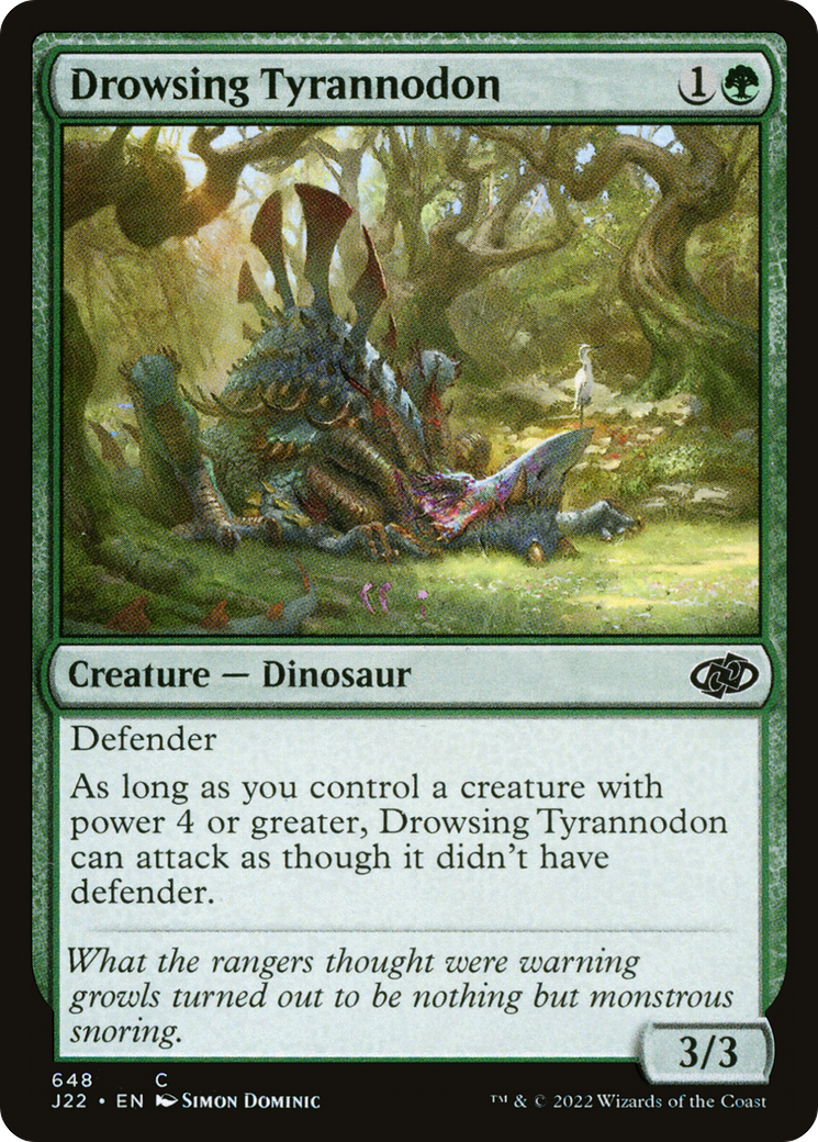 Drowsing Tyrannodon [Jumpstart 2022]-1