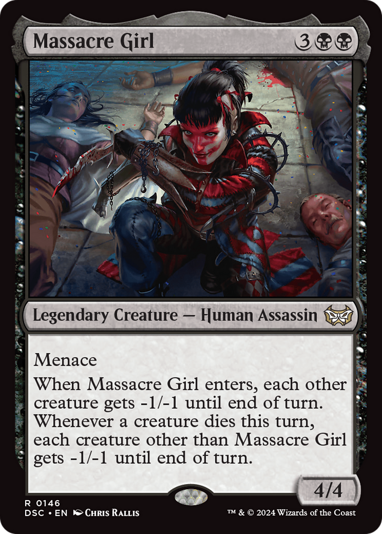 Massacre Girl [Duskmourn: House of Horror Commander]-1