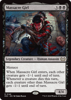 Massacre Girl [Duskmourn: House of Horror Commander]-1
