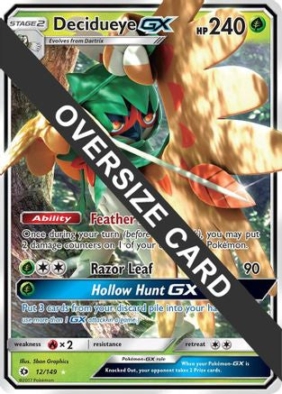 Decidueye GX 012/149  - Holofoil Jumbo Cards - Promo-1