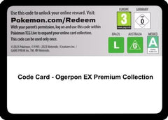 Code Card - Ogerpon EX Premium Collection  Miscellaneous Cards & Products - Code Card-1