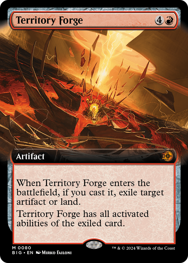 Territory Forge (Extended Art) [Outlaws of Thunder Junction: The Big Score]-1