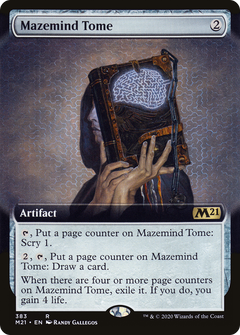 Mazemind Tome (Extended Art) [Core Set 2021]-1