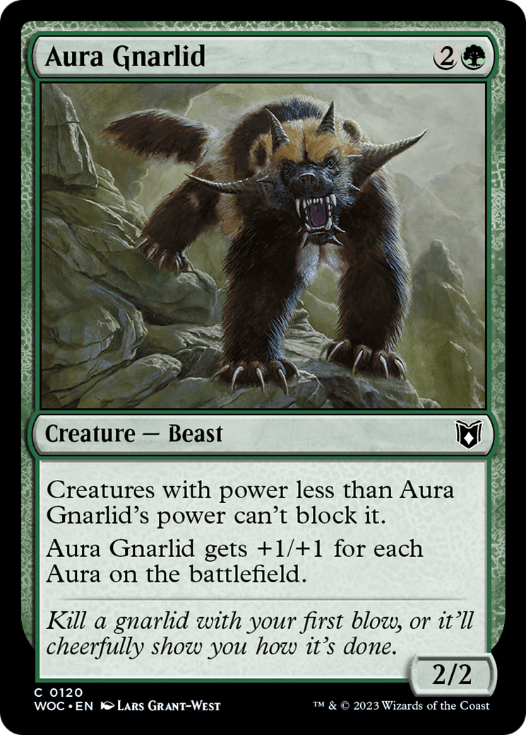 Aura Gnarlid [Wilds of Eldraine Commander]-1