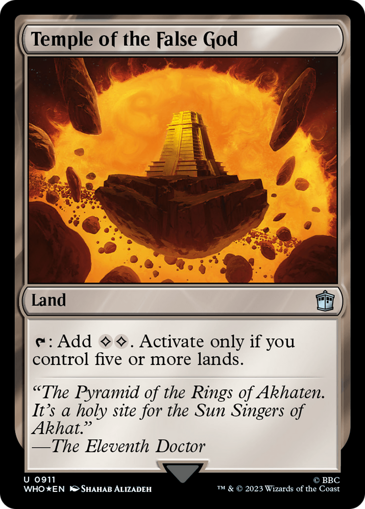 Temple of the False God (Surge Foil) [Doctor Who]-1