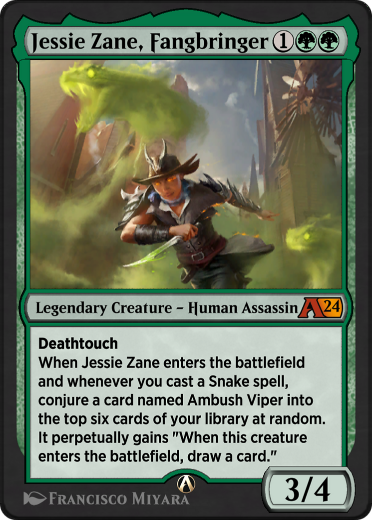 Jessie Zane, Fangbringer (YOTJ-017) - Alchemy: Outlaws of Thunder Junction-1