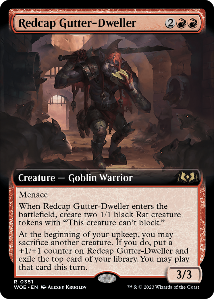 Redcap Gutter-Dweller (Extended Art) [Wilds of Eldraine]-1