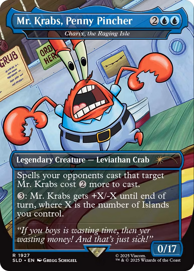 Mr. Krabs, Penny Pincher - Charix, the Raging Isle [Secret Lair Drop Series]-1
