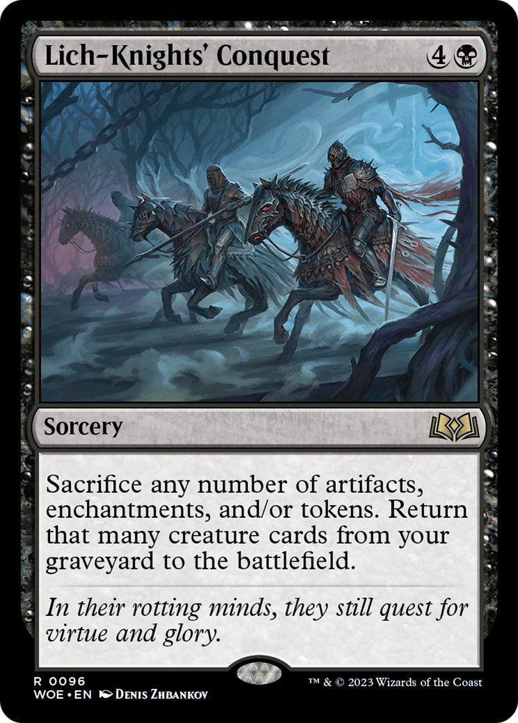 Lich-Knights' Conquest [Wilds of Eldraine]-1