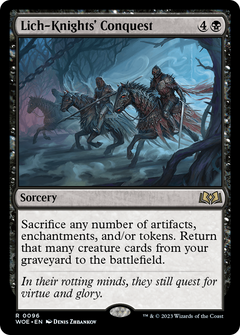 Lich-Knights' Conquest [Wilds of Eldraine]-1