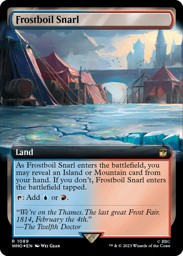 Frostboil Snarl (Extended Art) (Surge Foil) [Doctor Who]-1