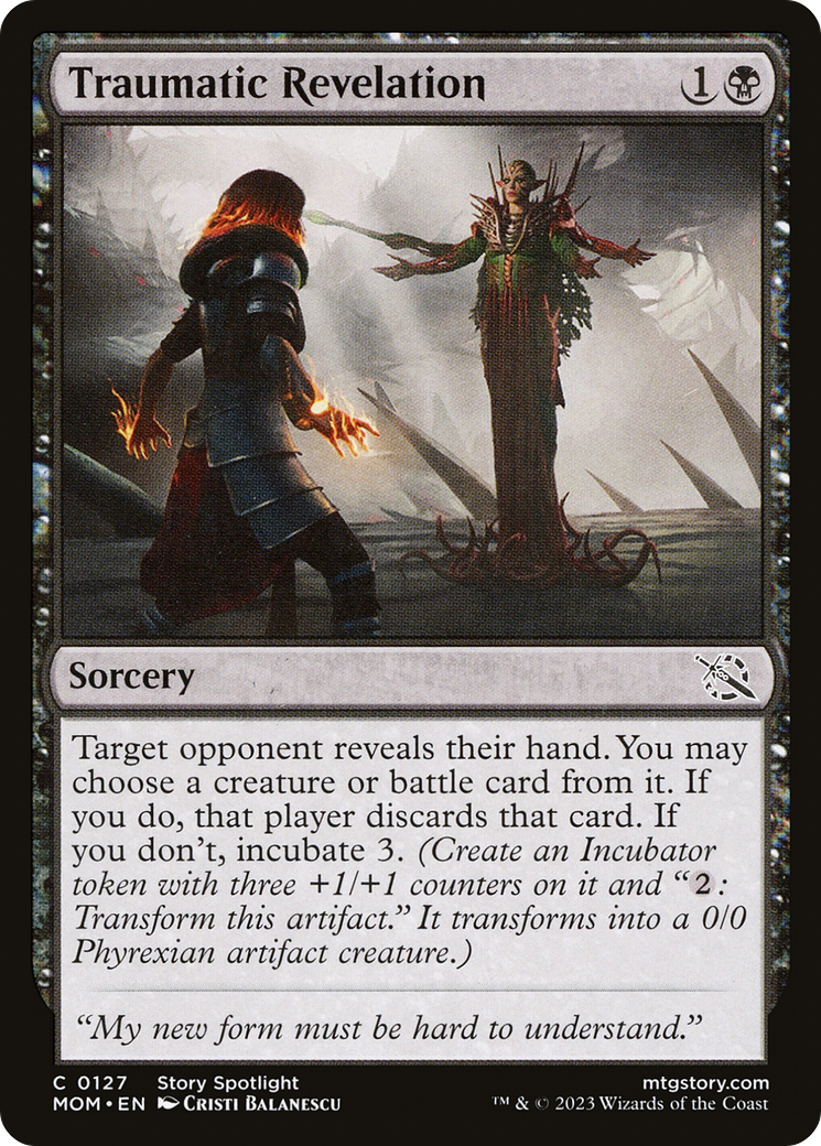 Traumatic Revelation (MOM-127) - March of the Machine Foil-1