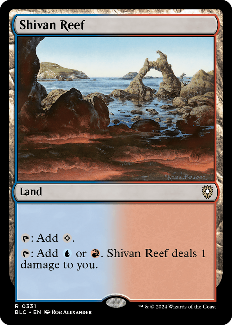 Shivan Reef [Bloomburrow Commander]-1