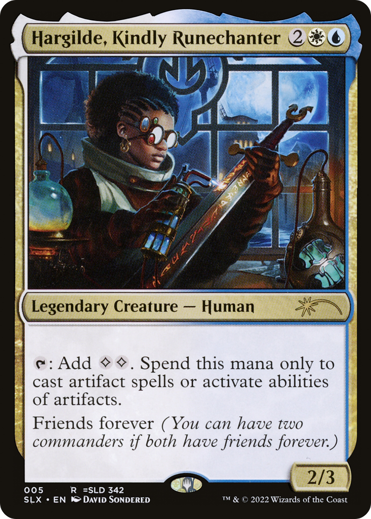 Hargilde, Kindly Runechanter [Secret Lair: Universes Within]-1