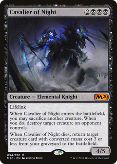 Cavalier of Night (Promo Pack) [Core Set 2020 Promos]-1