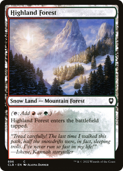 Highland Forest [Commander Legends: Battle for Baldur's Gate]-1