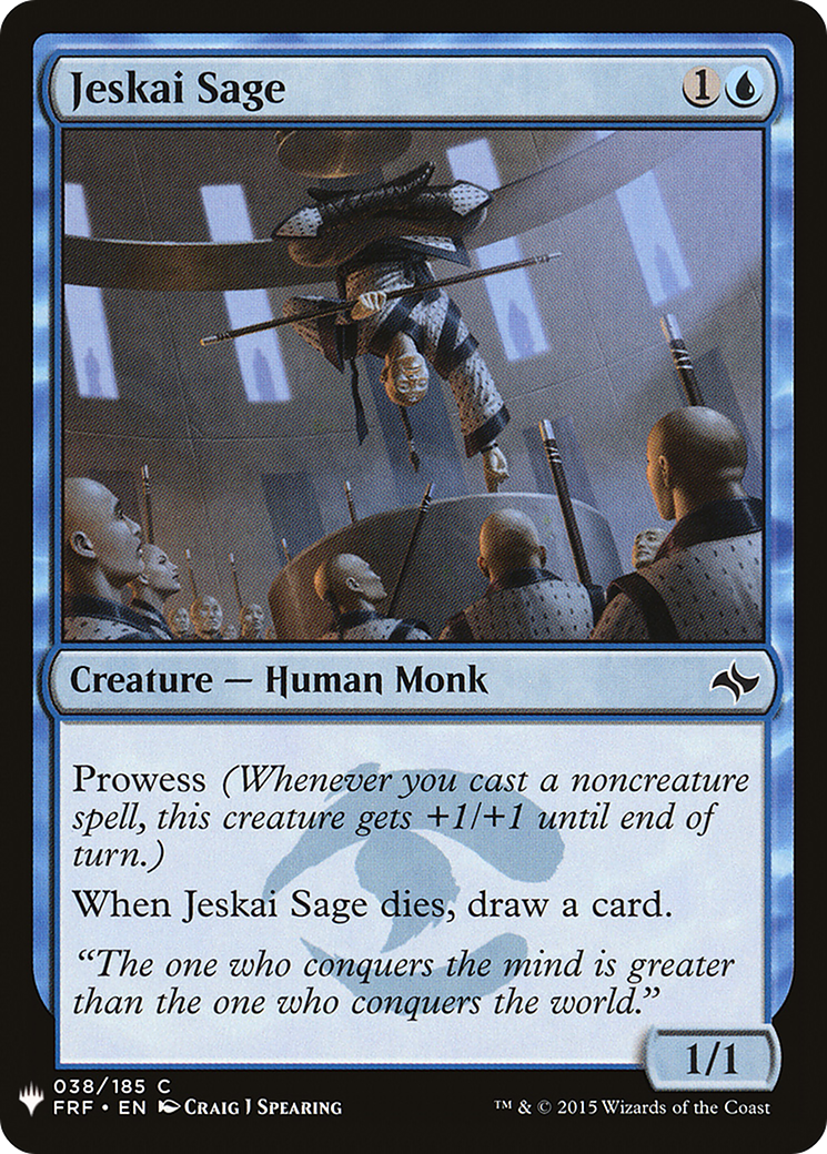Jeskai Sage [Mystery Booster]-1