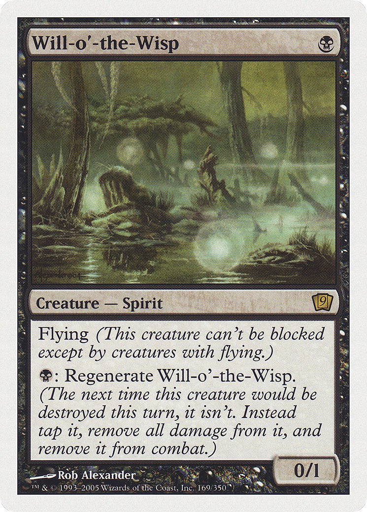 Will-o'-the-Wisp (9ED-169) - 9th Edition Foil-1